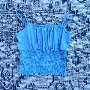Baby Blue Crop Top